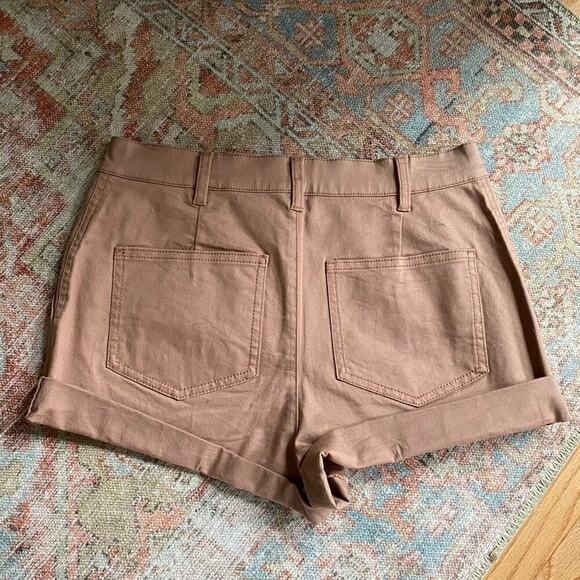 Madewell High Rise Twill Raw Hem‎ Shorts Dusty Rose/Blush NEW Size 26 - Picture 8 of 8